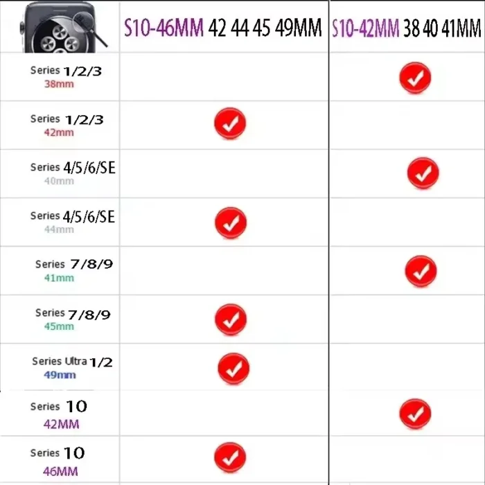 Silicone Strap for Apple watch Ultra Band 49mm 46mm 45mm 42mm 44mm 40mm 41mm correa bracelet belt iWatch series 10 9 8 6 7 5 SE – Bild 6