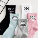 5 Paar lustige Motivsocken für Damen bequem und vielseitig – Bild 5
