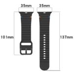 Silicone Strap for Apple watch Ultra Band 49mm 46mm 45mm 42mm 44mm 40mm 41mm correa bracelet belt iWatch series 10 9 8 6 7 5 SE – Bild 2