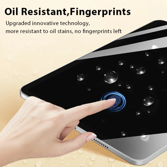 Displayschutzfolie für iPad Pro 12.9/11 Air 5/4 10/9 mini6 Papiergefühl blasenfrei – Bild 5