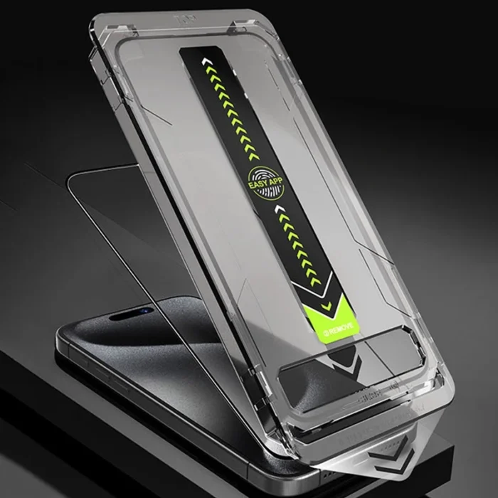 Displayschutz für Apple iPhone 15 Pro Max 16 Serie 9H 0,33mm Schutzglas Set – Bild 3