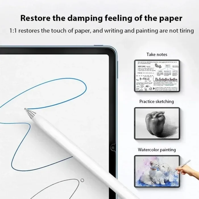 Schutzfolie für Apple iPad Air5 Air6 Pro11 Pro12.9 Mini6 Paper blendfrei kratzfest – Bild 6