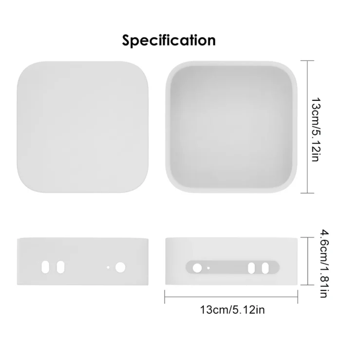 Schutzhülle für Mac Mini M4 Pro 2024 Silikon Schwarz Stoßfest Kratzfest – Bild 5