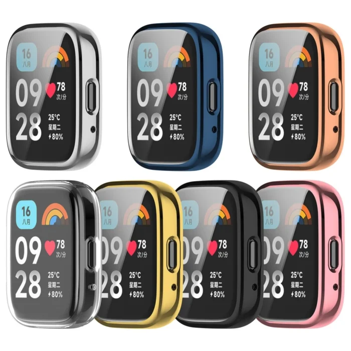 Schutzhülle für Redmi Watch 3 Active Lite TPU Bumper Displayschutz – Bild 5