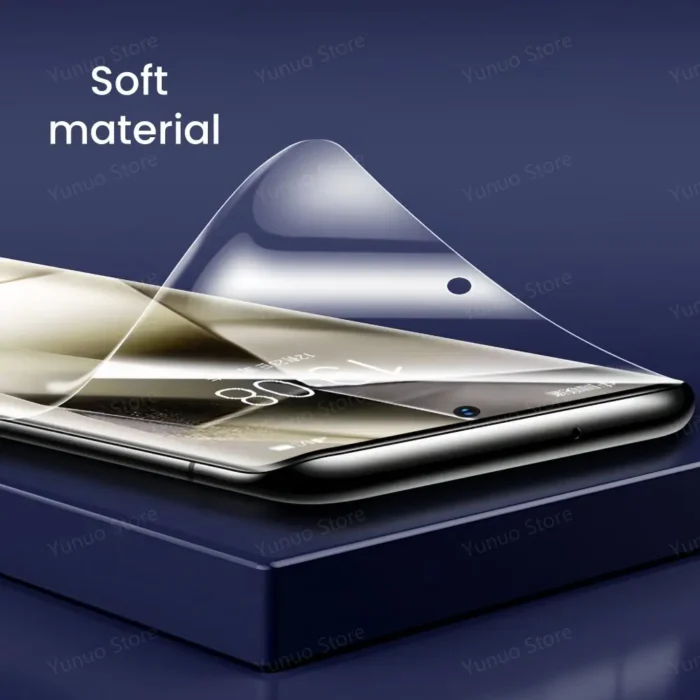 Schutzfolie für Samsung Galaxy S24 Ultra S23 Ultra S22 Ultra 3er Set Hydrogel – Bild 2