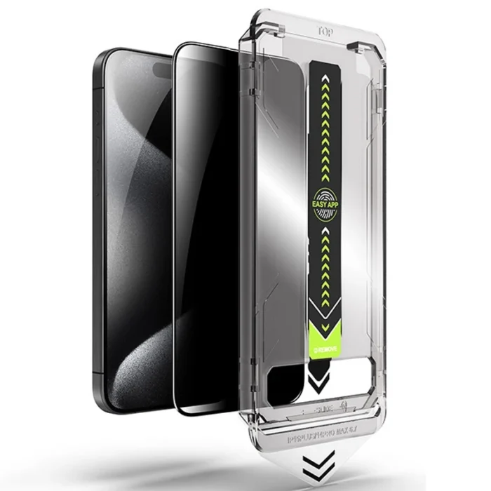 Displayschutz für Apple iPhone 15 Pro Max 16 Serie 9H 0,33mm Schutzglas Set – Bild 1