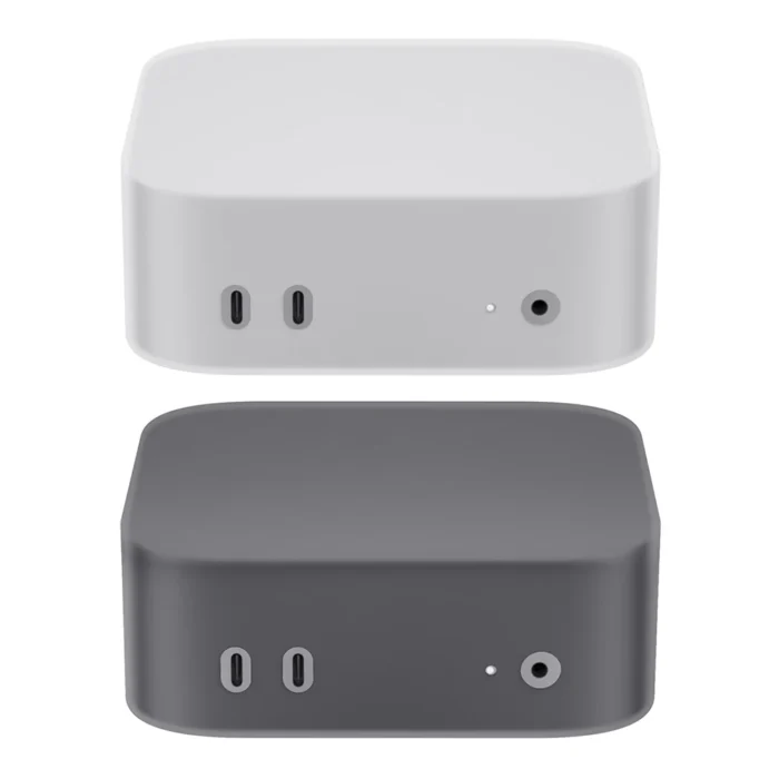 Schutzhülle für Mac Mini M4 Pro 2024 Silikon Schwarz Stoßfest Kratzfest – Bild 1