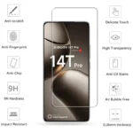 Schutzglas Displayschutzfolie für Xiaomi 14T 14T Pro Full Glue 9H Kameraschutz – Bild 2