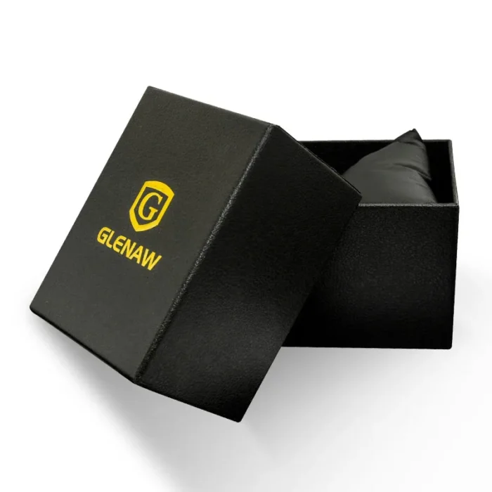 Armbanduhr für Herren Automatik Skelettuhr Edelstahl Leuchtzeiger Mineralglas 42mm – Bild 6