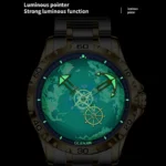 Herren Armbanduhr für Glenaw Edelstahl Wasserdicht Leuchtend Sport Casual Outdoor – Bild 5