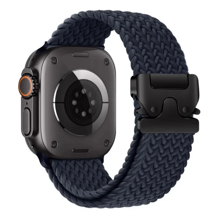 Armband für Apple Watch 41-49 mm Geflochtenes Nylon Luftdurchlässig Verstellbar – Bild 3
