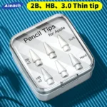 Ersatzspitzen Set 6 für Apple Pencil 1 2 Pro USB-C 2B HB Thin 2 mm 3,5 mm
