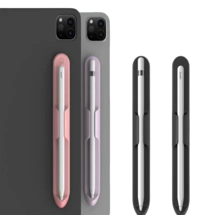 Stifthalter Silikon für Apple Pencil Samsung Galaxy Tab magnetisch klebend