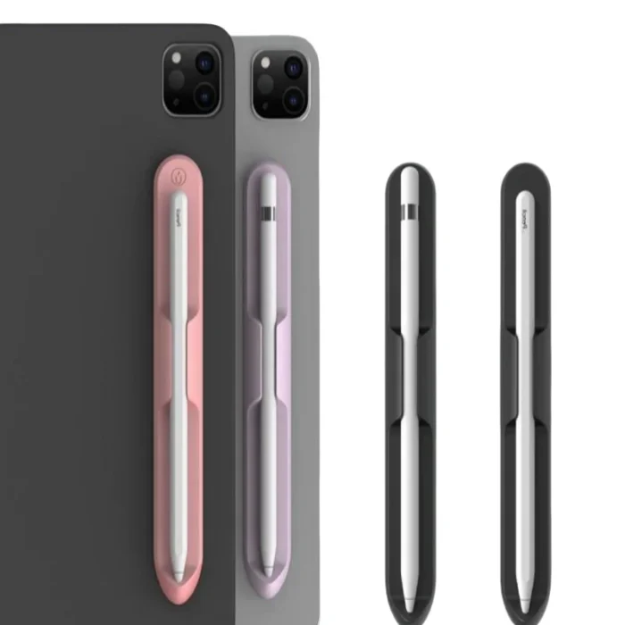 Stifthalter Silikon für Apple Pencil Samsung Galaxy Tab magnetisch klebend – Bild 1