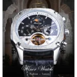 Armbanduhr f. Forsining Automatik Tourbillon Mondphase Datum 40mm – Bild 2