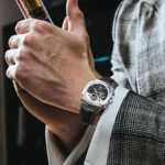 Armbanduhr f. Forsining Automatik Tourbillon Mondphase Datum 40mm – Bild 5