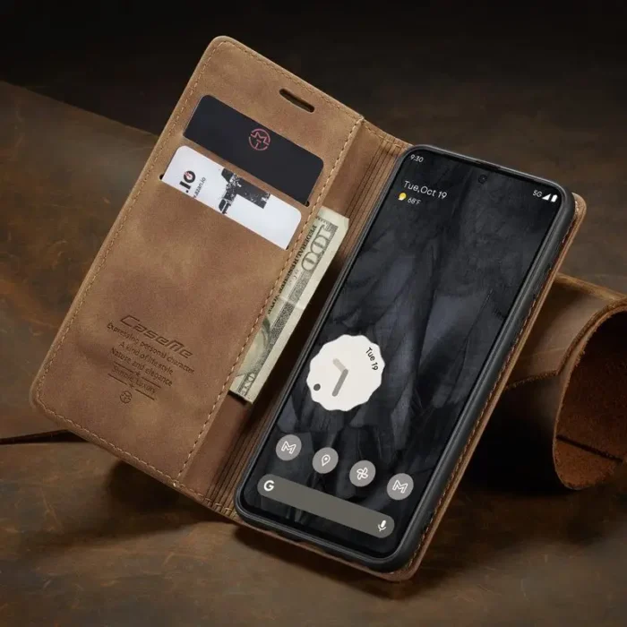 Handyhülle für Google Pixel 6 6a 7 7a 8 8a 9 9 Pro 9 XL Kunstleder Kartenfach – Bild 7