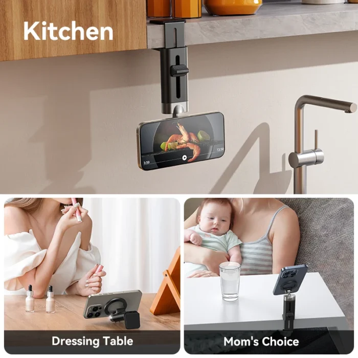 Flugzeug-Handyhalterung f. iPhone 15 Pro Max magnetisch 360° flexibel – Bild 6