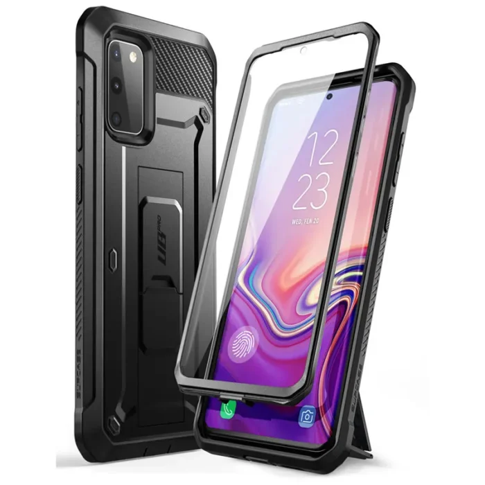 SUPCASE Unicorn Beetle Pro Schutzhülle Samsung Galaxy S20 FE Rot Schwarz mit Kickstand – Bild 1