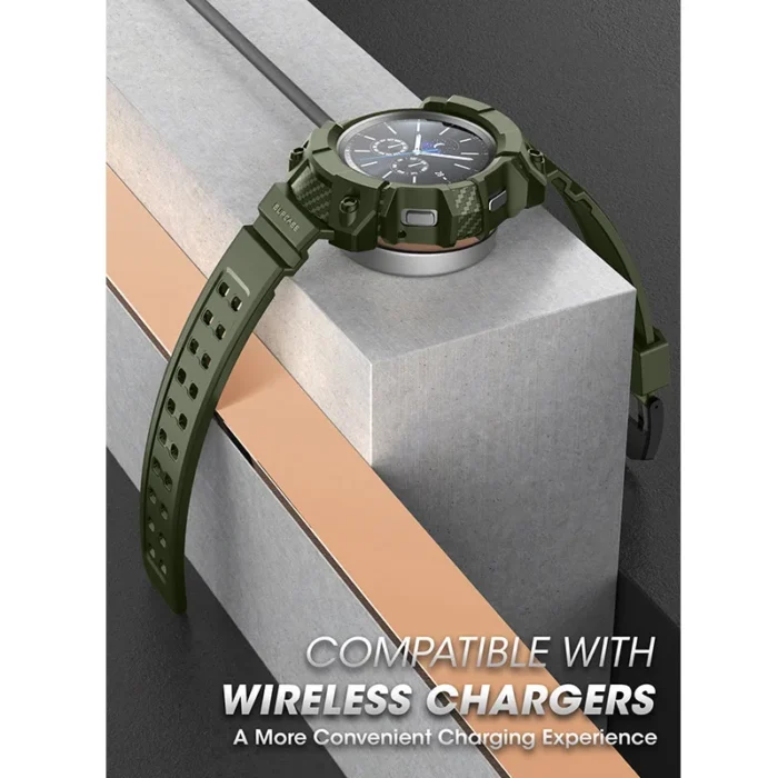 SUPCASE Unicorn Beetle Pro UB Pro Schutzhülle Hülle mit Armband für Samsung Galaxy Watch 4 Classic 46mm Stoßfest Rugged Panzer – Bild 3