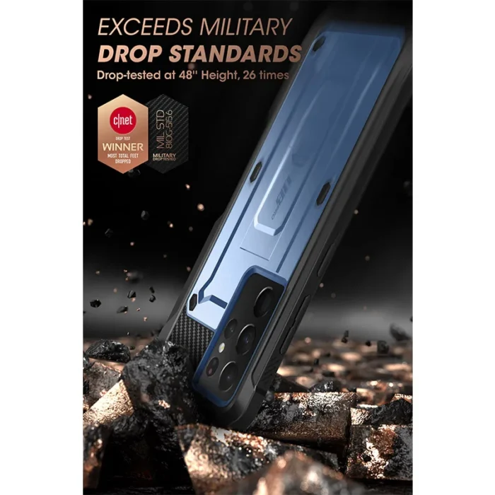 SUPCASE UB Pro Schutzhülle für Samsung Galaxy S21 Ultra 5G mit Kickstand, S Pen Halter & Gürtelclip – Bild 2