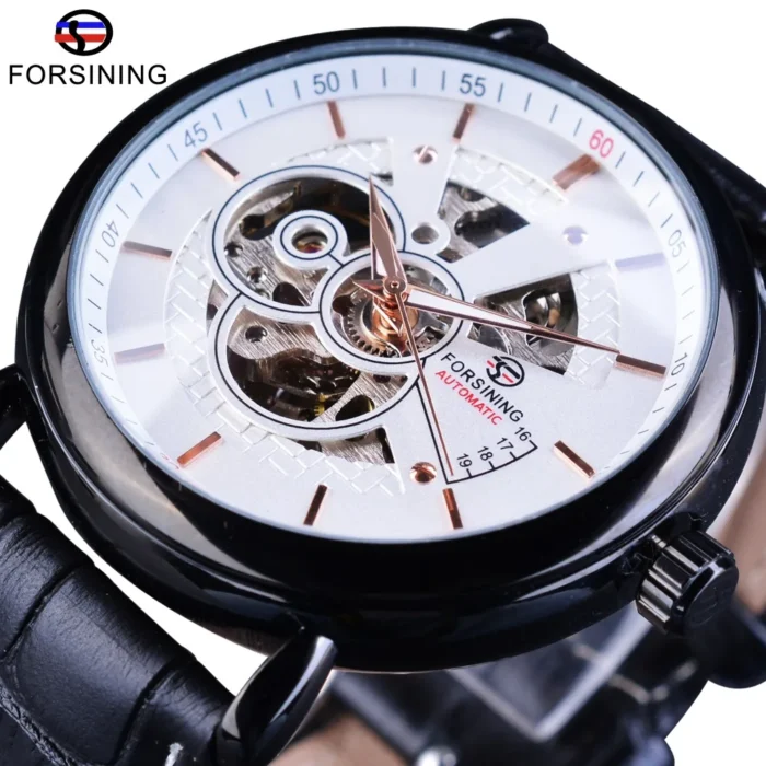 kf-HTB1gqFjSVXXXXbPXVXXq6xXFXXXO.webp Forsining Skeleton Automatik Herrenuhr 45mm Edelstahl Echtleder Armband 24mm Transparentes Zifferblatt – Bild 1