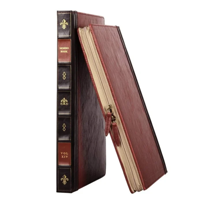 MOSISO PU Leder Portfolio Hülle MacBook Air 13/15 M3 Pro 14/16 Reißverschluss – Bild 4