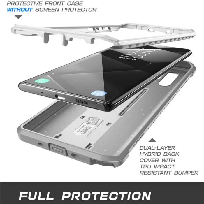 SUPCASE UB Pro Unicorn Beetle Pro Hülle Samsung Galaxy Note 10 Plus 5G Full Body Rugged Holster Kickstand Stoßfest OHNE Folie Schwarz Blau – Bild 5