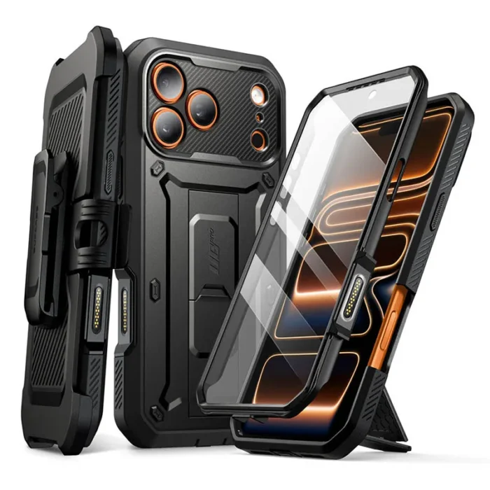 SUPCASE UB Pro iPhone 17 Pro 6.3" 2025 Hülle mit Gürtelclip Kickstand Displayschutz – Bild 1