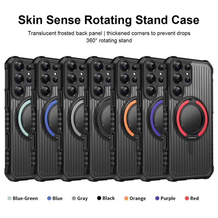 360° Rotierender Ringhalter Kickstand Hülle für Samsung Galaxy S25 S24 Ultra – Bild 6
