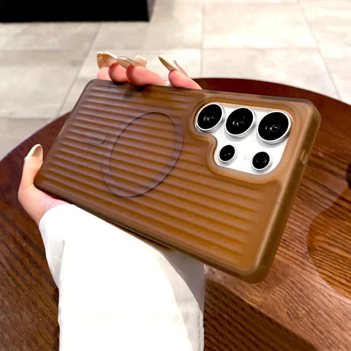 MagSafe Hülle für Samsung Galaxy S21 S22 S23 S24 S25 Ultra Plus Matte Grip – Bild 4