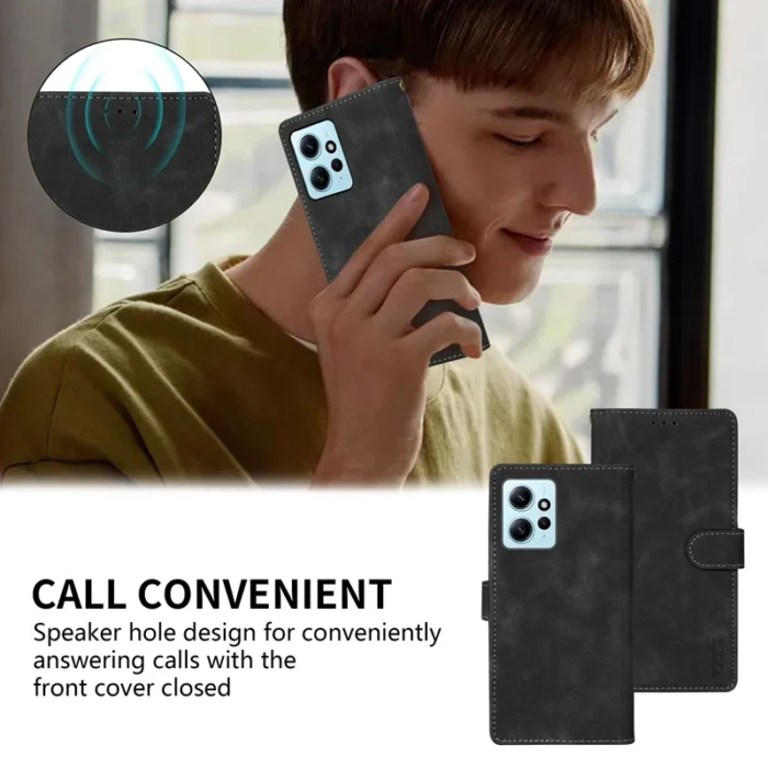 Flipcase f. Xiaomi Poco X7 X6 Pro X5 Kunstleder Magnet Karten Ständer – Bild 4