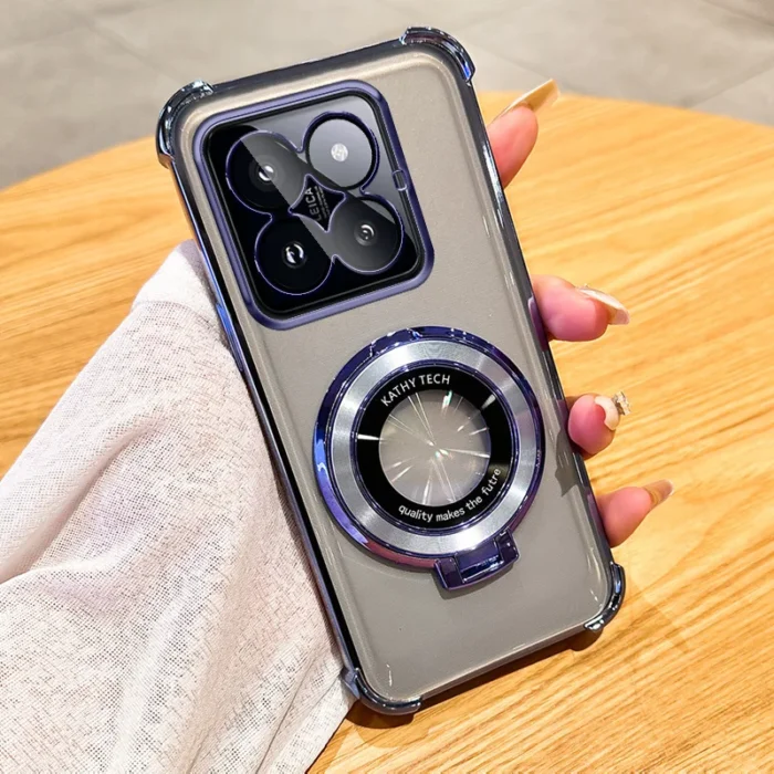 Magnet Ring Hülle für Xiaomi Redmi Poco transparent Stand Cover Schutz – Bild 1