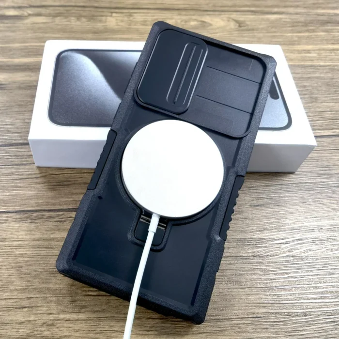 Magnetische Handyhülle mit Ständer für Samsung Galaxy S25 S24 S23 S22 Ultra Shockproof MagSafe Ladefläche – Bild 4