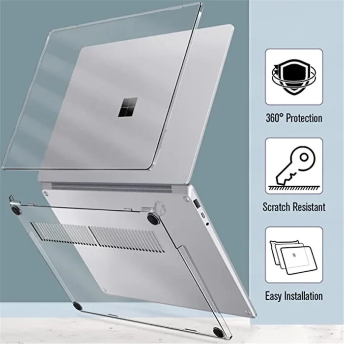 kf-S2c87204161444dde92ac0678db8c953a7.webp Matte Hartschale für Surface Laptop 3 4 5 15 Zoll Schutz Hülle schlank – Bild 1