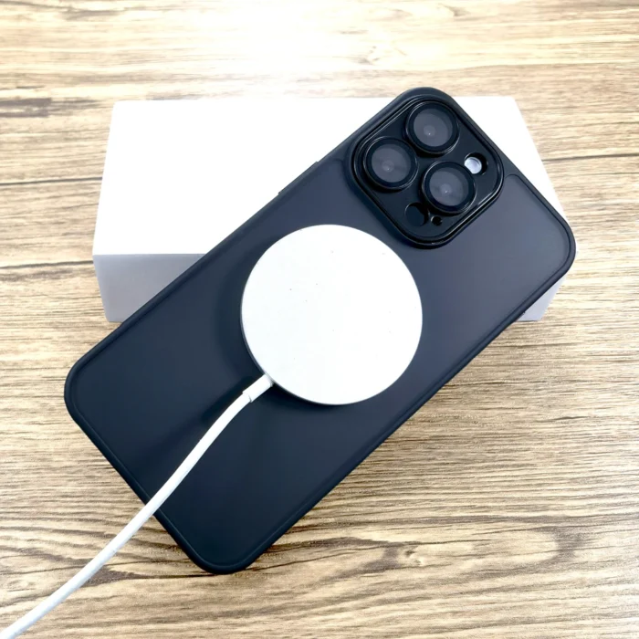 Hülle f. iPhone 16 15 14 13 12 11 Pro Max MagSafe matt transparent – Bild 4