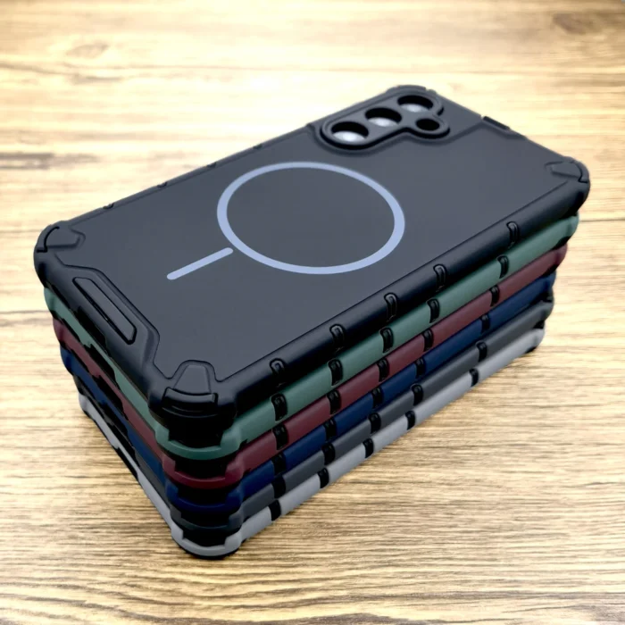 Schockfeste Hülle f. Samsung Galaxy A55 A54 MagSafe Wireless Charge matt – Bild 5