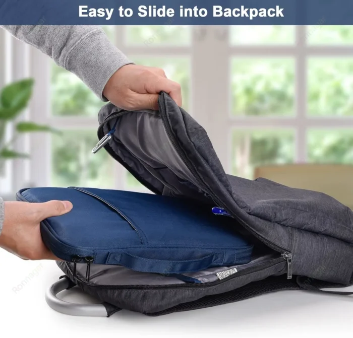 MacBook Air Pro Hülle 13-15" M1-M4 Tasche Fächer Kompatibel 2025 – Bild 5