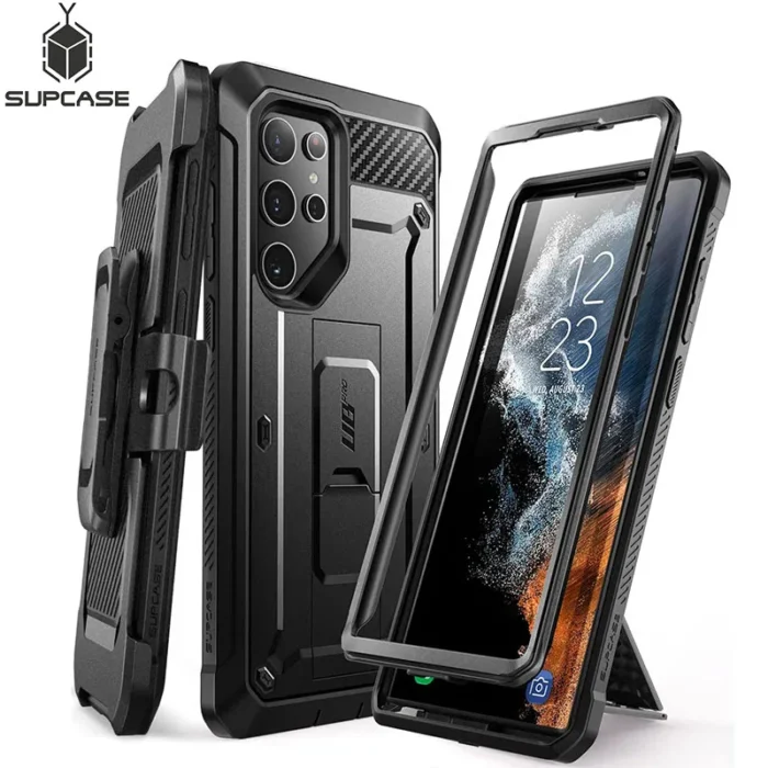 kf-S38c7cb902894470bb7e1cd690385bb67T.webp SUPCASE Unicorn Beetle Pro Schutzhülle Samsung Galaxy S22 Ultra mit Kickstand & Holster – Bild 1