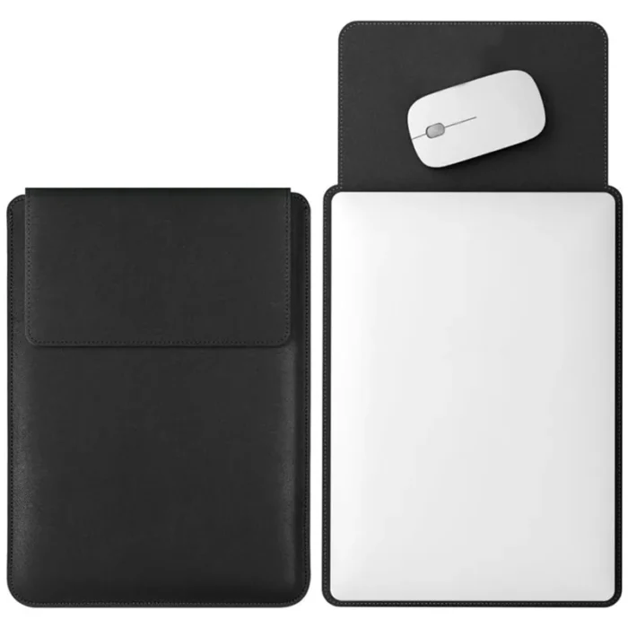 Dünne MacBook Air Pro Hülle 13-14 15-16 Zoll mit 2-in-1 Mauspad PU Tasche – Bild 1