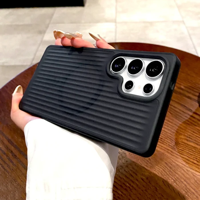 MagSafe Hülle für Samsung Galaxy S21 S22 S23 S24 S25 Ultra Plus Matte Grip – Bild 3