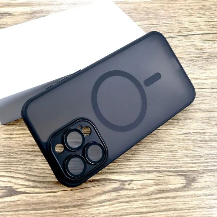 Hülle f. iPhone 16 15 14 13 12 11 Pro Max MagSafe matt transparent – Bild 5