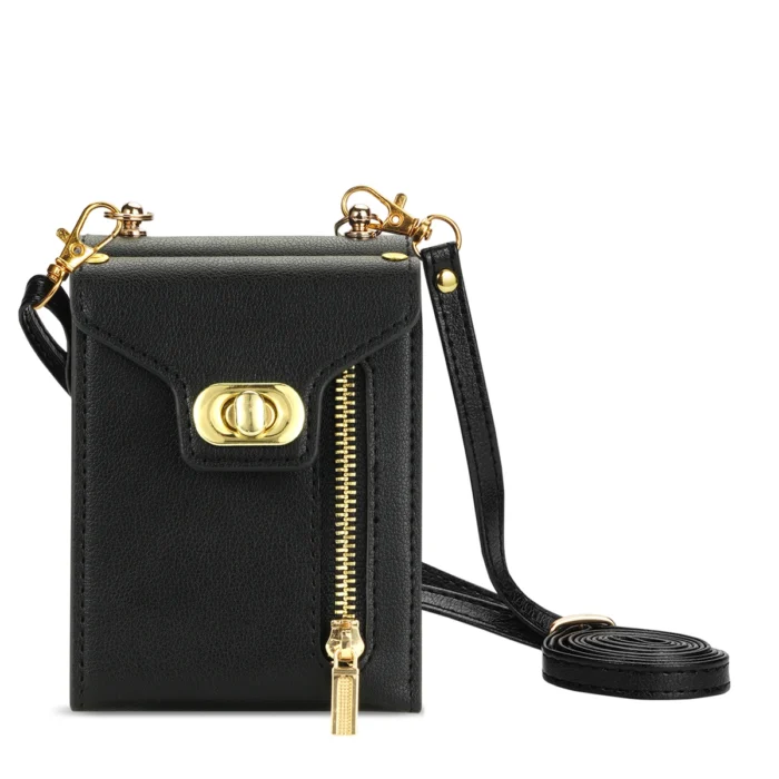 kf-S4f13a2663b834dff9e1dfa0b3e1af209L.webp Samsung Galaxy Z Flip 6 5 4 3 Handyhülle mit Kartenfach & Umhänger Kunstleder Portemonnaie Tasche – Bild 1