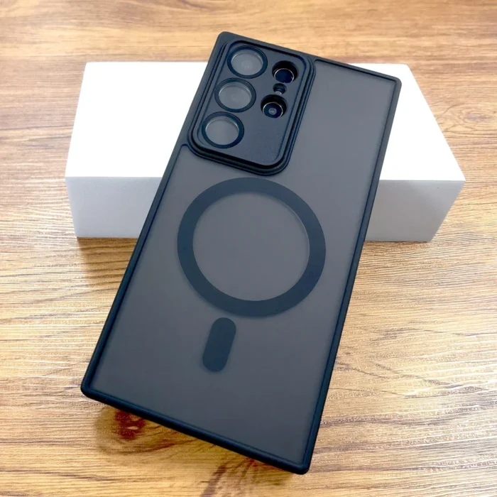 Matte Hülle f. Samsung Galaxy S25 S24 Ultra MagSafe Ladefunktion – Bild 2