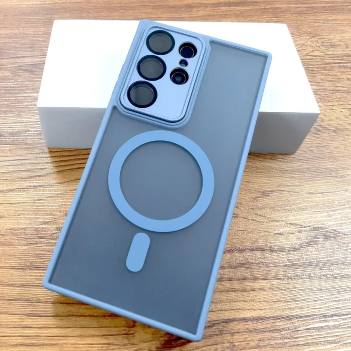 Matte Hülle f. Samsung Galaxy S25 S24 Ultra MagSafe Ladefunktion – Bild 4