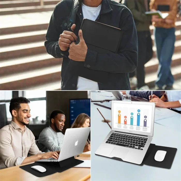 Schutzhülle mit Ständer für MacBook Air Pro 12-16 Zoll 2in1 – Bild 6