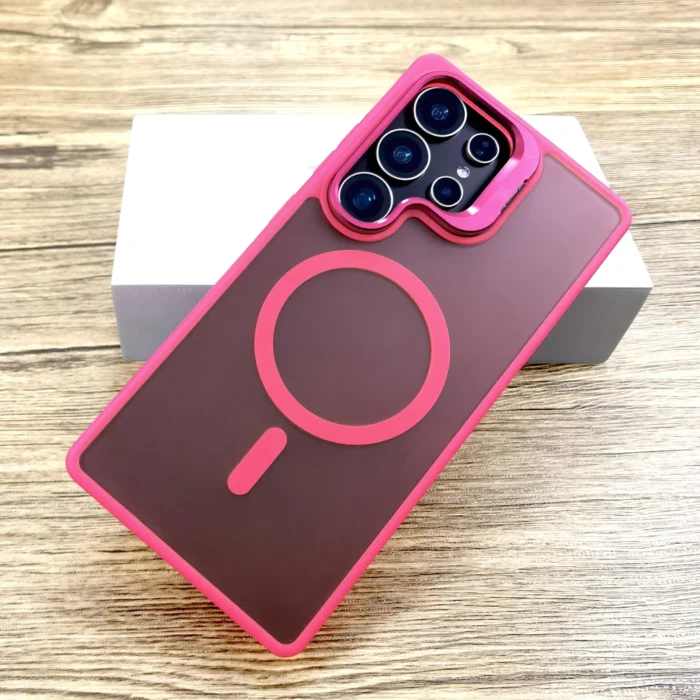 Schutzhülle f. Samsung Galaxy S25 S24 Ultra MagSafe matt transparent stoßfest – Bild 5