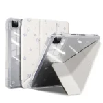 Transparente iPad Hülle mit Ständer & Apple Pencil Halterung für iPad Pro – Bild 2