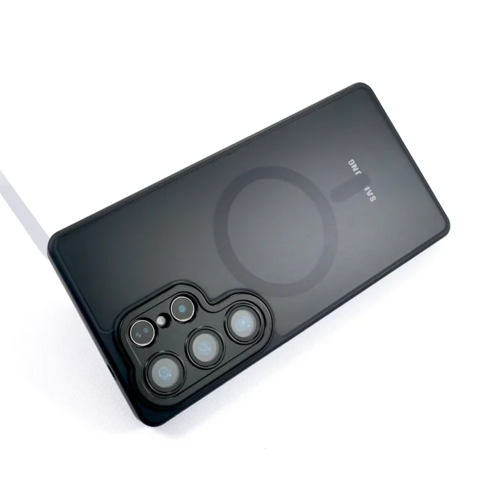 MagSafe Hülle für Samsung Galaxy S24 Ultra S25 Ultra matte schwarz – Bild 3