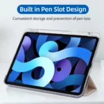 Transparente iPad Hülle mit Ständer & Apple Pencil Halterung für iPad Pro – Bild 3